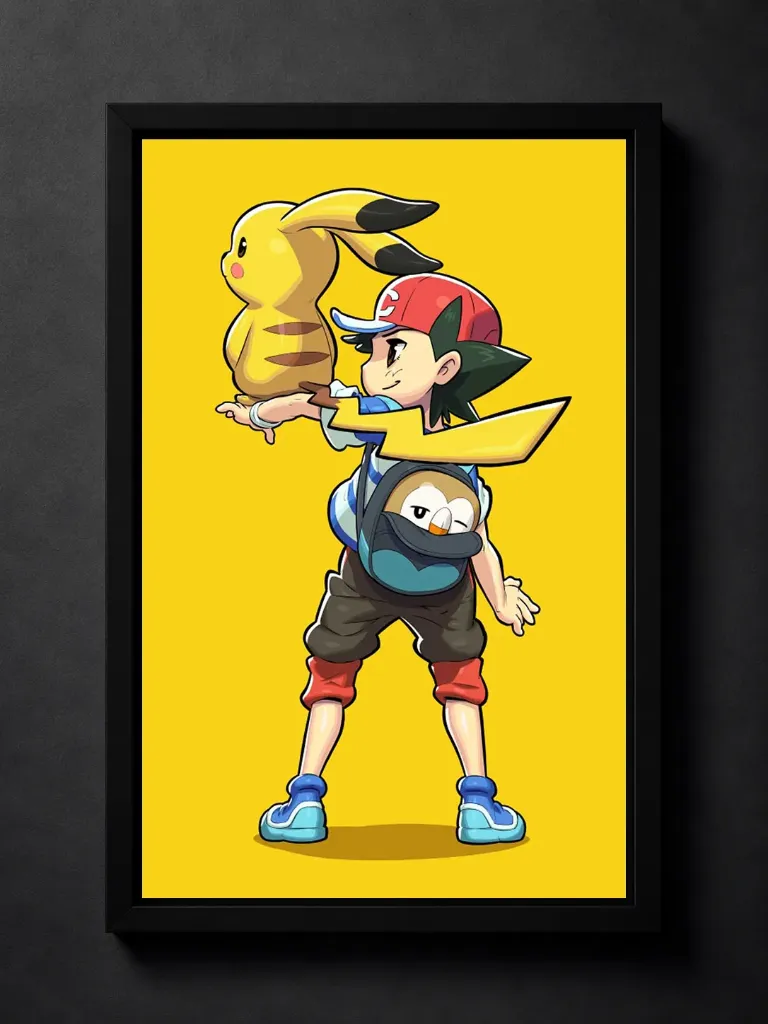 Pokemon Ash (20*30, ابيض)