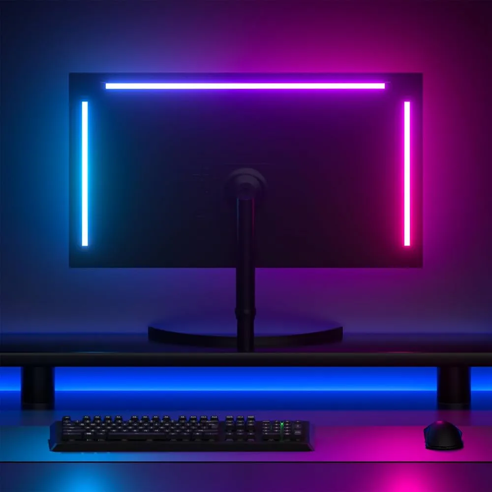 اضاءة خلف الشاشه RGB (خط واحد, ريموت)