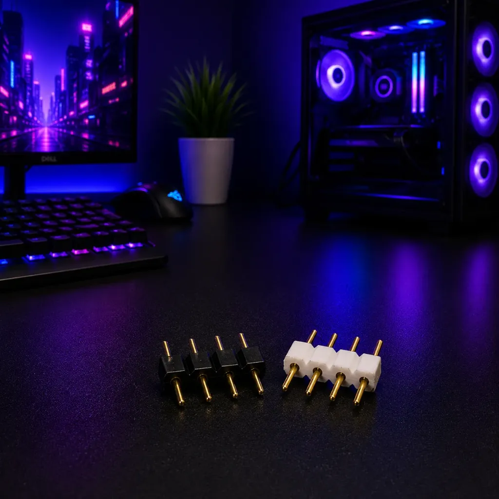 وصلة 4 Pin لتوصيل شرائط الليد RGB